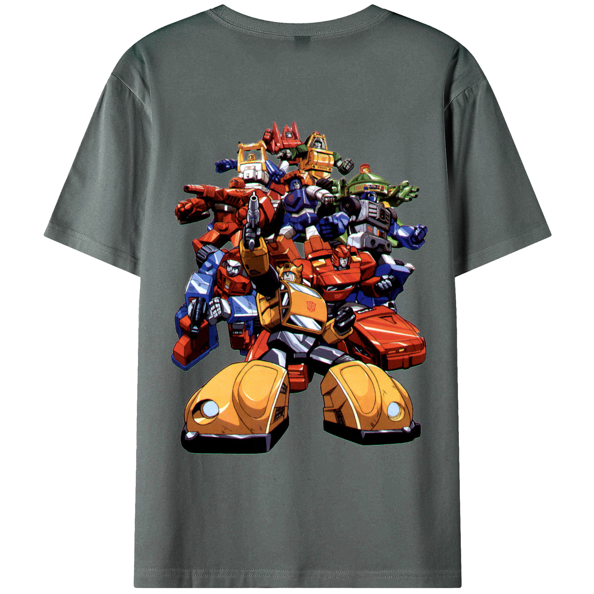 （画像用）  綿100％ メンズ半袖Tシャツ（バックプリント） 通気性